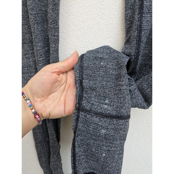 Lululemon Still Mind Tight 28" Interlink Women's Ice Grey Black Size 4 - Picture 11 of 16